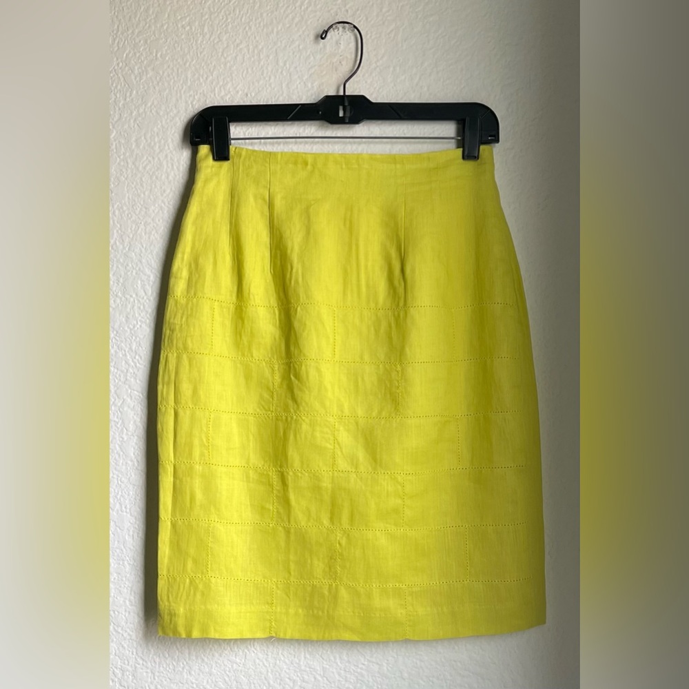 JSong Linen Pencil Skirt